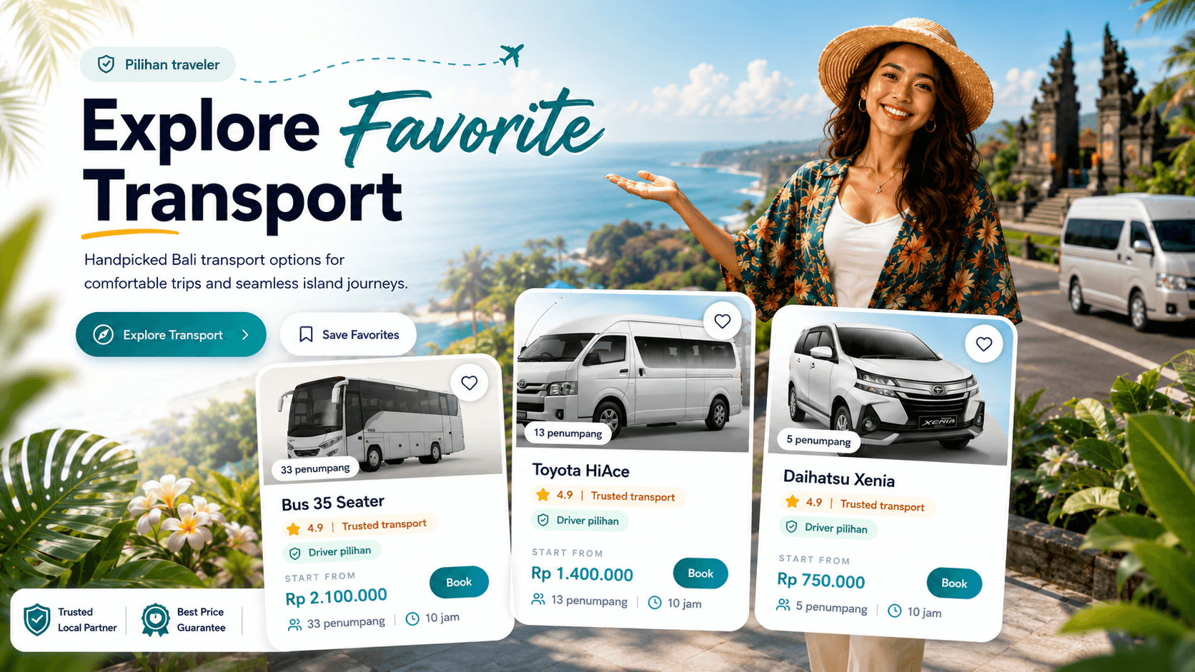 Explore favorite transport di Bali
